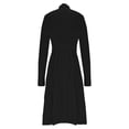 thumbnail image 5 of Sundresses for Women 2026 Round Neck Sweater Dress Long Sleeved Round Neck Dress Fashion Beach Vacation Clothes, 5 of 6
