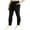 1 Pack-Black, variant on SILVERCELL 1/2/3 Pack Little Girls Athletic Leggings, Teens Big Girl Running Dance Yoga Pants Tights with Pockets, Size 4-15 Years