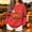 A53 Red, variant on Women's Crewneck Pullover Sweatshirt Halloween Graphic Tops Long Sleeve Casual Fall Shirts Cute Pumpkin Candy Print Loose Fit Activewear for Festivals