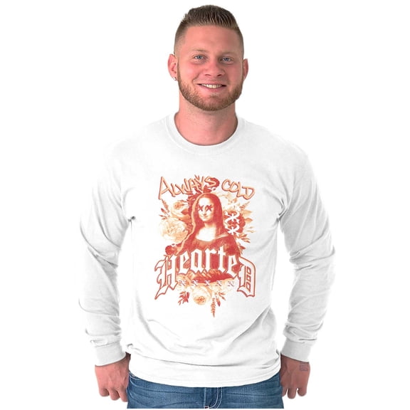 Urban Mona Lisa Always Cold Hearted Long Sleeve TShirt Men Women Brisco Brands S