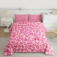 thumbnail image 2 of Homewish Kawaii Initial S Letter Bedding Comforter Set, Leopard Cheetah Print Twin Comforter Sets, Teens Kids Girls Women Reversible Bedding Set, Ultra Soft Bedroom Decor, 2pcs, 2 of 8