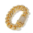 thumbnail image 5 of Collar Hip Hop con bonita cadena cubana de Miami de 16 pulgadas para hombre, 5 of 5