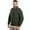 Army Green, variant on SAOL 100% Merino Wool Men's Aran Cable Knit Irish Sweater Fisherman Pullover