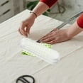thumbnail image 1 of Raindrops Fabric Weights Clapper Transparent Acrylic Pressing Tool For Home Use 1Pack, 1 of 8