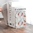 thumbnail image 6 of Naloa Koi Fish Corals,Spring Summer 2 Pcs Bookend Large Capacity Office Book Ends for Home Office Library School Study Decoration, 6 of 8