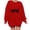 5-Red, variant on qelini Plus Size Graphic Crewneck Sweatshirts for Women Long Sleeved Sweatshirt No Hood Trendy Cute Ghost Print Spooky Season Halloween Day Event Pullover Fall Loose Tops Black L