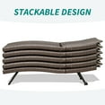 thumbnail image 5 of Mondawe 2-Piece Aluminum Wicker Outdoor Chaise Lounge, 5 of 10