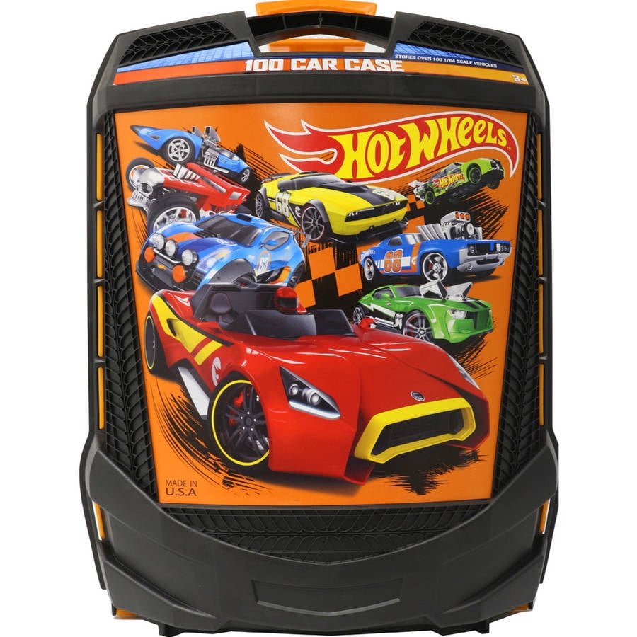 hot wheels 100 car case walmart
