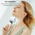 thumbnail image 4 of Blue S3213 Foldable Cooling Fan with 3-Speed Settings, 90° Vertical Adjustment, 3600mAh Battery, Phone Stand Base, Battery Level Display & One-Touch Cooling - Portable Handheld/Neck-Hanging/Desktop, 4 of 6
