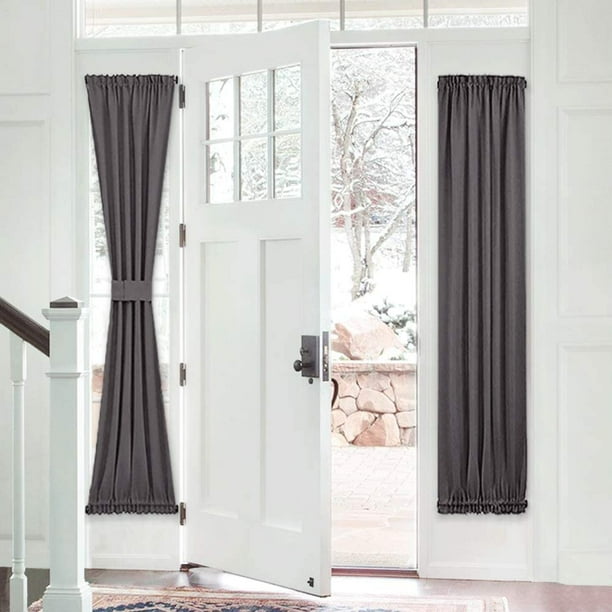 1 Piece Door Curtain Panel Room Darkening Rod Pocket Sliding Glass