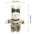thumbnail image 3 of fsxdhpcsgfc Cute Bunny Keychain Animal Keyrings Detachable Design With Soft Adorable Charm Keyring Pendant With Style Backpack For School, 3 of 4