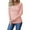 Light Pink, variant on Sherrylily Womens Long Sleeve Henley Shirts Ribbed Button Down Casual Tunic Tops