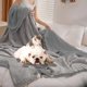 thumbnail image 5 of Manta para cama reversible de franela suave, manta de cama para parejas, manta lavable a prueba de derrames para sofá, camping, 5 of 7