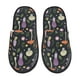 thumbnail image 1 of Fotbe Mushrooms Pantuflas Peludas para Mujer con Estampado, Zapatillas de Peluche, Zapatos de Invierno para Casa, Uso Interior y Exterior-Large, 1 of 8