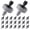 Gray, variant on Pressure Compensated Drippers, 0.5 GPH Flow for Garden System, 2026 Self Cleaning Constant Flow Drip Irrigation Emitters for 1/4 Inch Tubing (30 Pcs)red