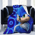 thumbnail image 2 of Sonic Flannel Blanket, Cartoon Blanket, Super Soft Blanket, 3D Printing, Suitable For Sofa Living Room-QIUPING, 2 of 3