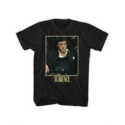 Scarface 1980's Gang Crime Classic Movie Bad Guy Vintage Adult T-Shirt Tee