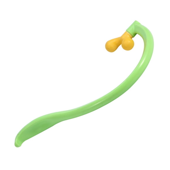 Trigger Point Massager, Dual Head Design for Back Neck Shoulder Muscle , Promotes Blood Circulation, Helps Stretching, Relaxing, Plastic TPR Material