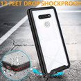 thumbnail image 7 of LG Harmony 4 Phone Case, LG Premier Pro Plus Case, Transparent Drop Proof Phone Cover (Black), 7 of 7