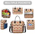 thumbnail image 2 of Pioneer Flower Floral Print Pattern Womens Lunch Box for Work,Insulated Large Lunch Bag,Leakproof Adult Lunch Bag for Work,Beach,Travel,Picnic,Camping, 2 of 6