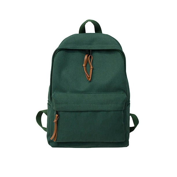 Plain canvas backpack sale