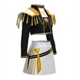 thumbnail image 5 of Halloween Popular Singers Idol Cosplay Costume, Stage Role Play Full Set Includes Outerwear, Short Sleeve T-Shirt and Skirt with Accessories, Cosplay Costume for Birthday Gathering for Adults, XXL, 5 of 5