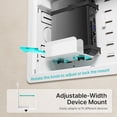 thumbnail image 5 of PEGZONE 9" In-Wall Media Box, Recessed TV Outlet Wall Box for One Connect Boxes, Streaming Devices & Network Switches, Cable Management Enclosure for Fire TV Stick and Samsung TVs, 5 of 10