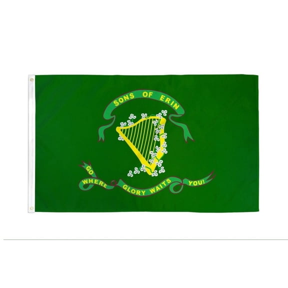Sons of Erin Flag 3x5ft Poly