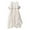 White#womens cotton linen dress, variant on SZJXBUY Linen Spring Dresses for Women 2026 Elegant Floral Embroidered Maxi Dress Summer Casual Flowy Half Sleeve Crewneck Long Dresses White,L