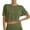 Army Green, variant on Girls Crop Tops Summer Short Sleeve Round Neck T Shirts Basic Tee for Kids Size 12-13 years