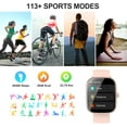 thumbnail image 6 of WeurGhy Smart Watch for Women Men, Fitness Tracker, 110+ Sports Modes, Bluetooth Call and Music Control, 1.91" HD Touchsreen, IP68 Waterproof, Rose Gold, 6 of 7
