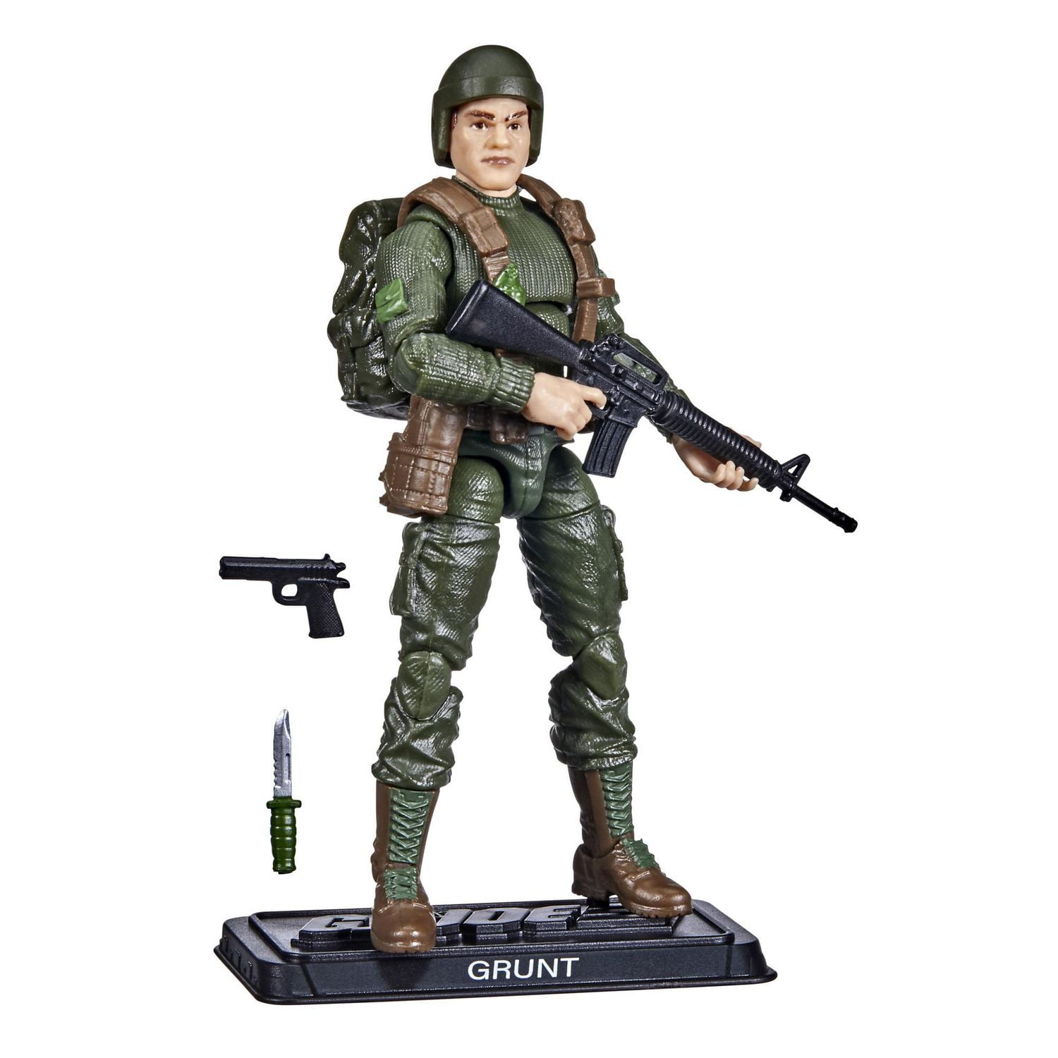 G.I. Joe Retro Robert “Grunt” Graves Toy 3.75-Inch-Scale Collectible Action Figure with Multiple Accessories, Toys for Kids Ages 4 and Up