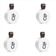 thumbnail image 1 of 4X TermóMetro HigróMetro TermóMetro InaláMbrico Bluetooth para Exteriores Sensor de Temperatura y Humedad para el Hogar Inteligente, 1 of 1