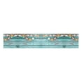 thumbnail image 2 of MKHERT Marine Fishing Net with Shells and Starfish On Rustic Wood Table Runner Home Decor for Wedding Banquet Decoration 16x72 Inch, 2 of 2