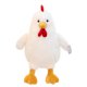 thumbnail image 1 of Muñeca de peluche con dibujos animados de pollo blanco, 45 cm, gallina de peluche, 1 of 2