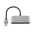 thumbnail image 1 of Adaptador USB 3.0 a HDMI VGA Salida de sincronización HDMI y VGA Monitor HD 1080P Convertidor de audio y video de múltiples pantallas para tableta PC Plata Sunnimix Convertidor de audio y vídeo, 1 of 8
