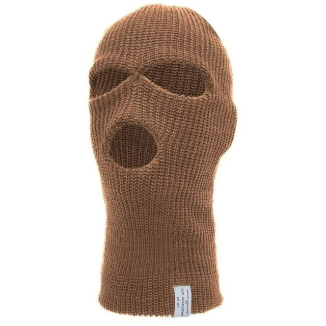 TOP HEADWEAR Masque de Ski d'Hiver 3 Trous - Kaki