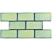 Somertile 3x6-inch Antiguo Special Agua Marina Ceramic Wall Tile (8 tiles/1 sqft.)