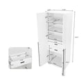 thumbnail image 3 of Lee 2-Piece Module Wardrobe 1.0 & 2.0 Closet from Engineered Wood - White, 3 of 20
