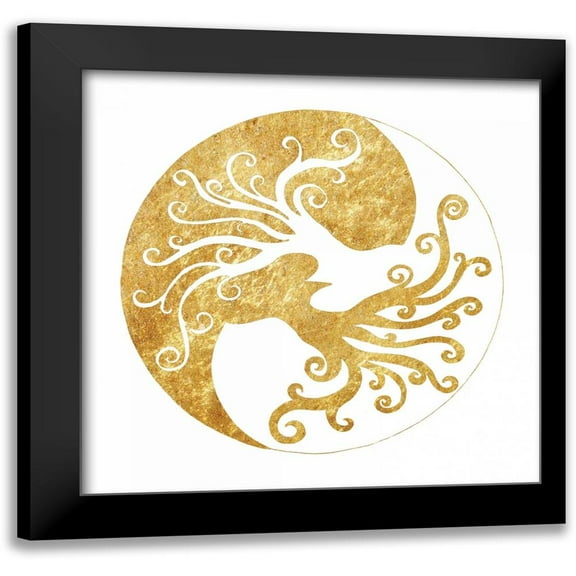 Varacek, Pam 12x12 Black Modern Framed Museum Art Print Titled - Tree Of Life 2