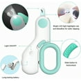 thumbnail image 6 of Oazouf Cat Nail Clippers with LED Lights - Professional Pet Nail Clipper Safety Dog Cat Trimmer for Small Animals Dog Cat Rabbit Bird Puppy Kitten, 6 of 9