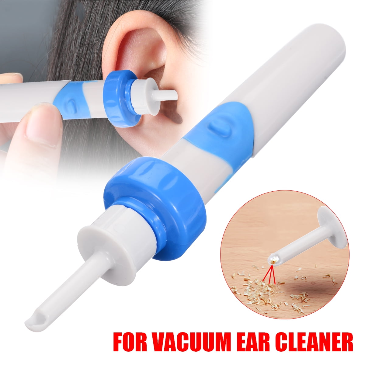 Electric Cordless Vacuum Ear Cleaner Cleaning Wax Remover Painless Tool