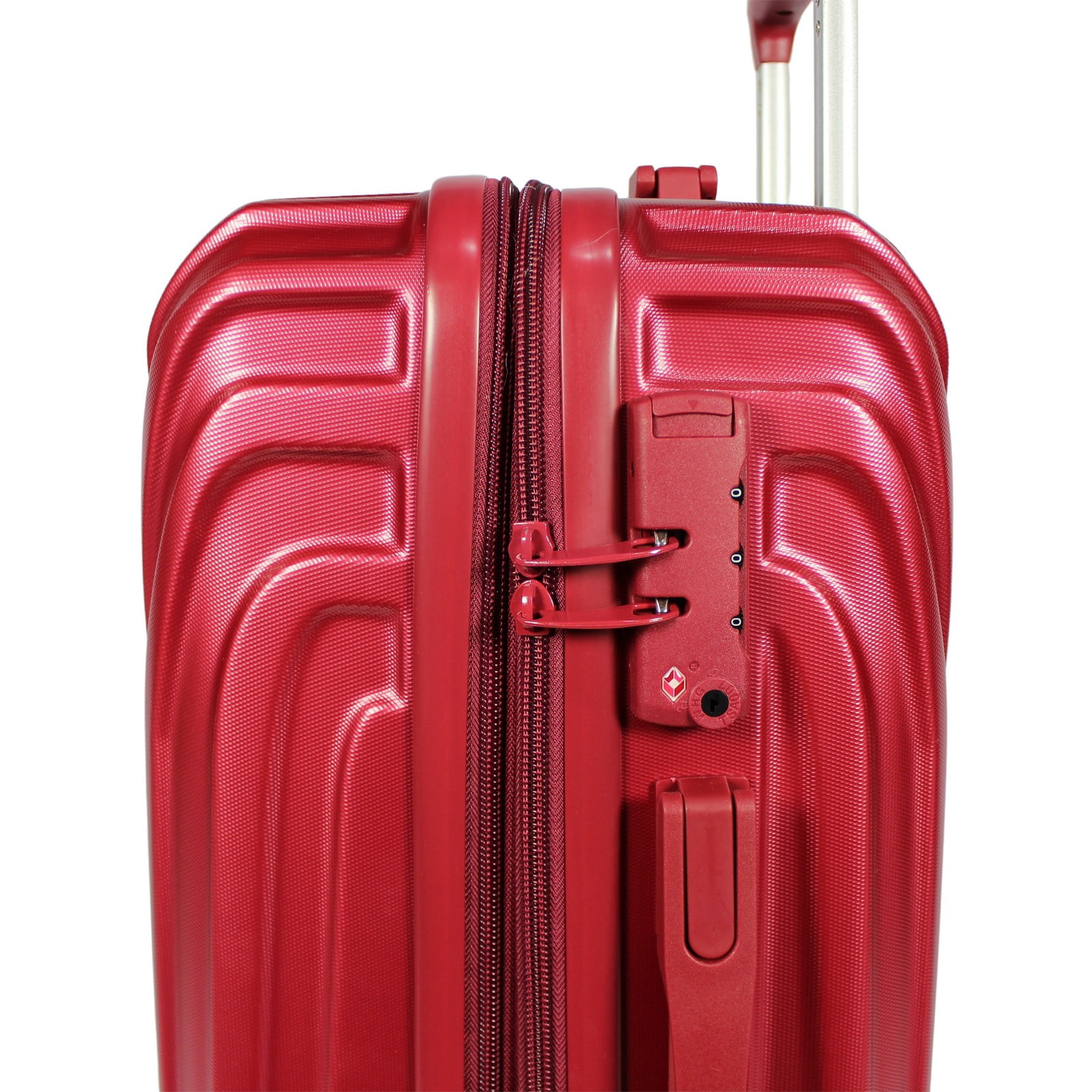 World Traveler Skyline Hardside 28-Inch Spinner Luggage - Burgundy