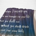 thumbnail image 5 of Bible Verse Blanket Soft Christian Blanket Religious Blanket Gift for Women Men Inspirational Blanket Gift for Sick Friend Spiritual Sympathy Blanket Cozy Blankets Throws 50x60 Inch, 5 of 6
