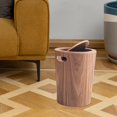 thumbnail image 1 of Cañón de basura de madera Bin de madera Bin Decorativa Decoración de basura contenedor de desechos de basura para la oficina Baño de estar Nuez, 1 of 8