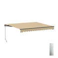thumbnail image 7 of ALEKO 12' x 10' Sand Retractable Motorized Patio Awning Sunshade, 7 of 7