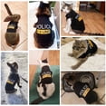 thumbnail image 4 of Camiseta para perros Mascota Policía Perro Ropa para gatos Disfraces de verano Camisa para cachorros, Trajes transpirables Chaleco Ropa para niños y niñas extra pequeños y medianos MFZFUKR CZCW-ZC416-3, 4 of 7