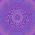 thumbnail image 1 of Ahgly Company Machine Washable Indoor Square Transitional Purple Daffodil Purple Area Rugs, 6' Square, 1 of 7