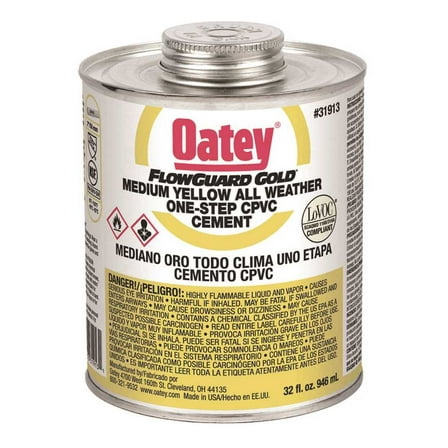 Oatey 32oz Fwgdgld Cpvc Cement 31913