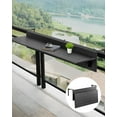 thumbnail image 1 of VEVOR Table Suspendue pour Balcon 12 x 48 Po Table de Bar pour Rambarde de Patio Extérieur Pliable, 1 of 9
